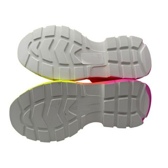 Alexander McQueen Men’s GradientSneaker Boots – Yellow/Orange/Pink – Size IT 40